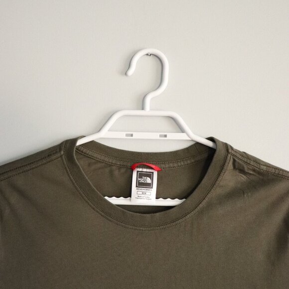 The North Face Men's Sz M Green Bath GPS Stretch Crew Short Sleeve T-Shirt Top - Picture 4 of 13